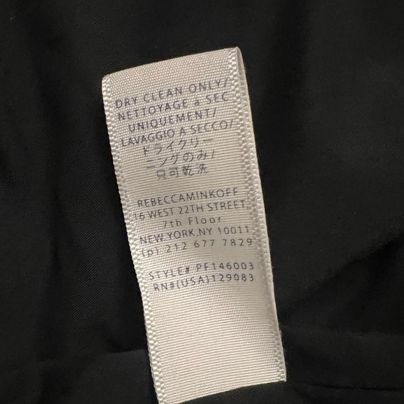 Rebecca Minkoff  Carolyn Tweed Leather Cropped Jacket Blazer Style # PF146003 - Picture 9 of 9